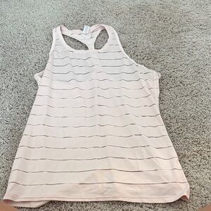 Athleta Light Pink Workout Tank Top